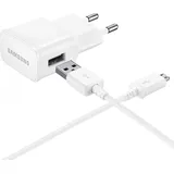 OEM Samsung Usb-a 8W Wandladegerät mit Micro-usb-kabel - Weiß