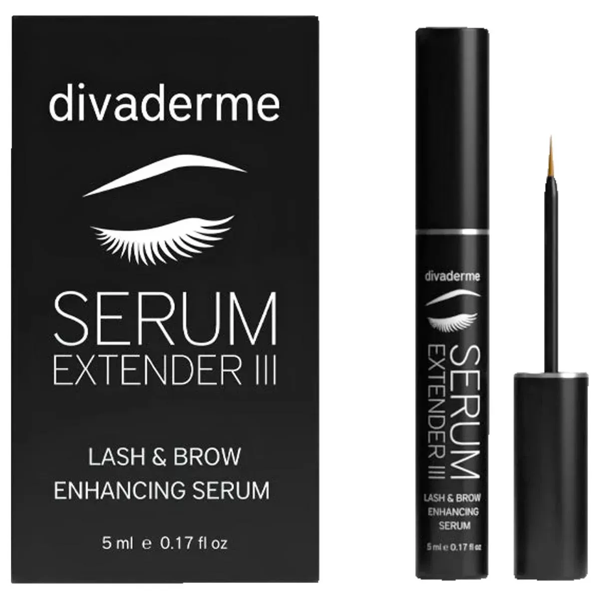 Divaderme Serum Extender III Lash & Brow Enhancing Serum 5 ml