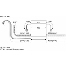 Bosch Serie 2 SMV25EX00E Einbau-Geschirrspüler (vollintegrierbar, 600 mm breit)
