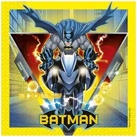 Procos Batman-Papierservietten Kindergeburtstag 20 Stück bunt 33 x 33