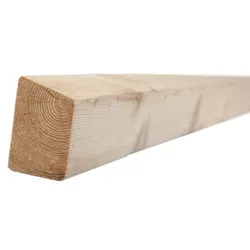 Zaunriegel Sibirische Lärche 4,5 x 6,8 x 200 cm - Querriegel aus Sibirische Lärche, naturbelassen - Zaunbretter für Holzlatten am Gartenzaun