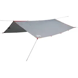 vidaXL Tarp Grau und Orange 400x294 cm Wasserdicht