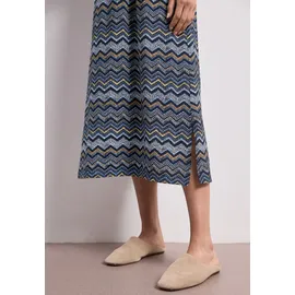 STREET ONE Midikleid mit allover Print Blau 44