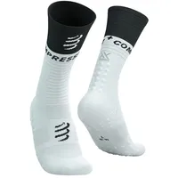 Compressport Unisex Mid Compression Socks V2.0 weiß