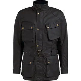 Belstaff Trialmaster Motorrad Wachsjacke Schwarz 2XL