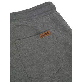 Riverso Jogginghose Herren Baumwolle lang RIVKasper Regular Fit Regular Fit Grau Standard 2 Tunnelzug S