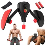 Oberschenkeltrainer, Oberschenkeltrainer Verstellbar, Beckenboden Trainer Damen und Herren, Po Trainer für Zuhause, 35lb Beckenboden Trainer, Hüfttraining + Armtraining, GesäßTrainer