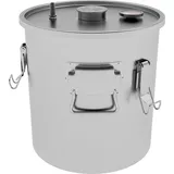 Tischräucherofen Edelstahl Räucherofen Smoker Topfraücherei BROWIN - Silber