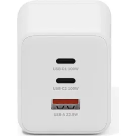 Digitus USB GaN 100W 2x USB-C 1x USB-A Weiß