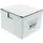 InLine Cat.6A Anschlussdose AP/UP 2x RJ45 Buchse RAL9010 weiß waagrecht