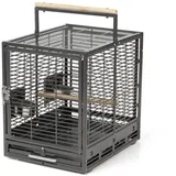 Montana Cages | Transportkäfig EVO für Sittiche & Papageien - Antik | Transportkäfig & Reisekäfig
