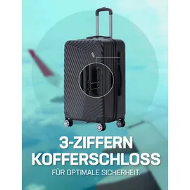 vertical studio Odense Koffer-Set 3-tlg. grau