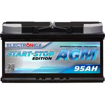 Electronicx AGM Autobatterie 95Ah 12V