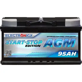 Electronicx AGM Autobatterie 95Ah 12V