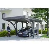 SKANHOLZ Friesland Carport Set 6 Schiefergrau 314 x 555 cm