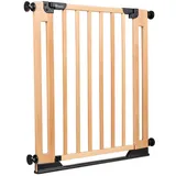 hauck Treppenschutzgitter Clear Step Easyclose Eco 75-80 cm Beige