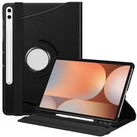 Fintie Hülle für Samsung Galaxy Tab S10+ Plus/S9 FE+ Plus/S9+ Plus 12,4 Zoll Schwarz