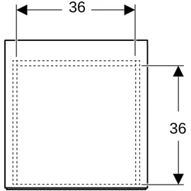 Geberit One Seitenschrank 45 x 70 x 47 cm Greige