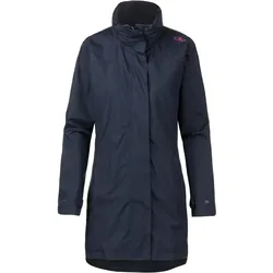 CMP Regenmantel Damen in black blue, Größe 34 - blau