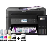 Epson Ecotank L6270 – Kostengünstiger Multifunktionsdrucker mit ADF, schwarz - Schwarz