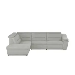 meinSofa Ecksofa  Ivonne-S , grau , Maße (cm): B: 294 H: 84 T: 245