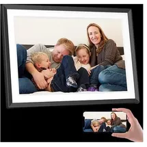 Thomson 7" Smart Photo Frame - Black (7", 1024 x 600 Pixel), Digitaler Bilderrahmen, Schwarz