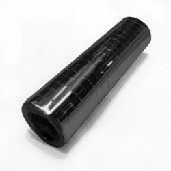 1 Rolle Papier Luftschlangen schwarz metallic