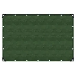 Gewebeplane oliv 4x6m UV-stabilisiert Ösen 50 cm - grün