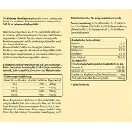 Dehner Hundefutter Nassfutter Huhn mit Gemüse 6 x 800 g