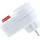 Schwaiger Steckdosenleiste 1xSchuko mit Schalter 1 St. Weiß