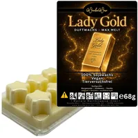 WonderWax Duftwachs WonderWax® Duftwachs 6 Sterne, (Lady Gold), Duftrichtung: Lady Gold