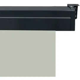 vidaXL Seitenmarkise 60 x 250 cm Grau Polyester