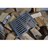 SEZAM 26 x 21,5 cm Gussrost Ofenrost Ascherost Kaminrost passend Kaminofen Tafelrost Rost Ofengitter Kamin Ersatzteile Zubehör Gussrost Ofenrost Grillkamin Eckig Eckrost