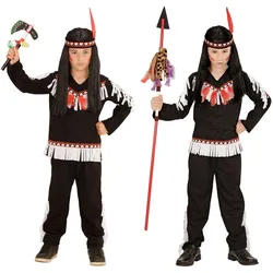 Rote Feder Indianer Kinder Kostüm - 104