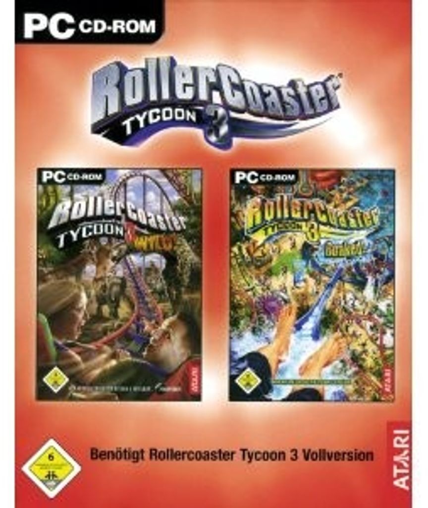 Rollercoaster Tycoon 3 ADD-ONs (DVD-ROM) [SWP]