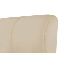 HIMOLLA Fernsehsessel 6001 Leder 81 x 86 x 0 cm Beige mit Kopfteil