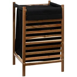 5 five simply smart 5five - wäschekorb 50l "blackacia" akazie schwarz