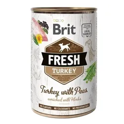 BRIT FRESH turkey & peas 400 g