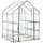 furnicato Gewächshaus Kunststoff Grün Transparent 143 cm x 195 cm 5,0 m2