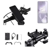 K-S-Trade Smartphone-Halterung für OnePlus Ace 5 Pro, (Handyhalterung das Fahrrad Halter Lenkstange Fahrradhalterung) schwarz