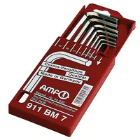 AMF Winkelschraubendrehersatz 911BM 7-tlg.Schiebekassette SW 2-8mm