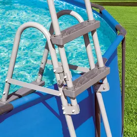 BESTWAY Poolleiter grau 122 cm