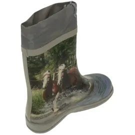 Beck Pferde Gummistiefel Mehrfarbig 34