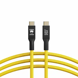 cobratether USB-C auf USB-C 5 m Gelb