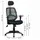 FineBuy Jordan Stoff Schwarz