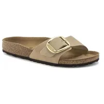 Birkenstock Madrid Big Buckle Pantolette Beige in Gr. 41 - 41