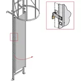 Hymer Aufstiegssperre abschließbar Alu