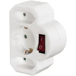 Hama 108846 Multistecker 3-fach WH