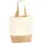 Westford Mill Jute Base Canvas Shopper Natural 24 x 41 x 13 cm