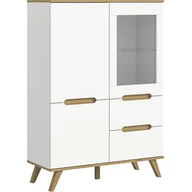 Home Affaire Highboard 100 x 140 x 40 cm Weiß